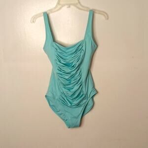 Calvin Klein Women's Size 8 lite turquoise one piece Swimsuit. Atleisure, Resort